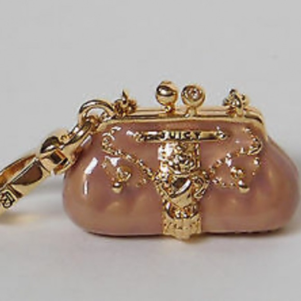 New Juicy Couture Pink Status Bag Charm